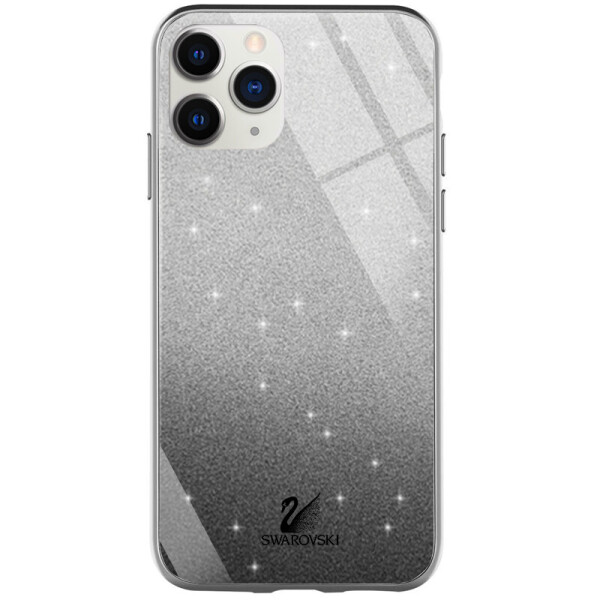 

TPU+Glass чехол Swarovski для Apple iPhone 11 Pro (5.8") Черный (116120)