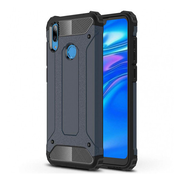 

Бронированный противоударный TPU+PC чехол Immortal для Huawei Y7 (2019) Серый / Metal slate (101763)