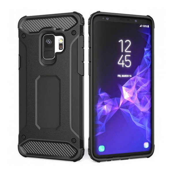 

Бронированный противоударный TPU+PC чехол Immortal для Samsung Galaxy S9+ Черный (73735)
