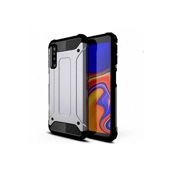 

Бронированный противоударный TPU+PC чехол Immortal для Samsung A750 Galaxy A7 (2018) Металл / Gun Metal (92290)