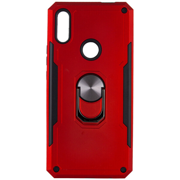 

Ударопрочный чехол SG Ring Color магнитный держатель для Huawei Y9 Prime (2019) Красный (82108539)