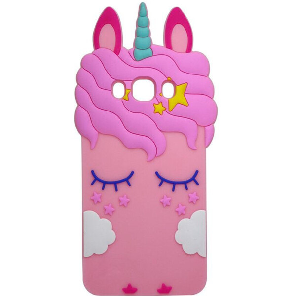 

Силиконовая накладка 3D Little Unicorn для Samsung J320F Galaxy J3 (2016) Розовый, Единорог (98413)