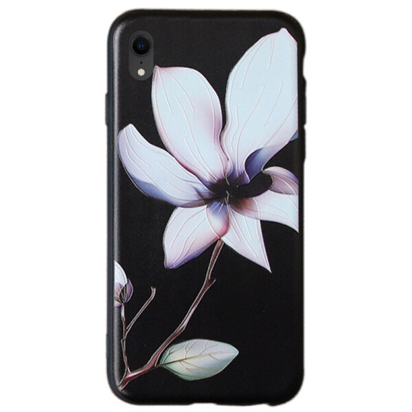 

TPU чехол Магнолия для Apple iPhone XR (6.1") Черный (125287)