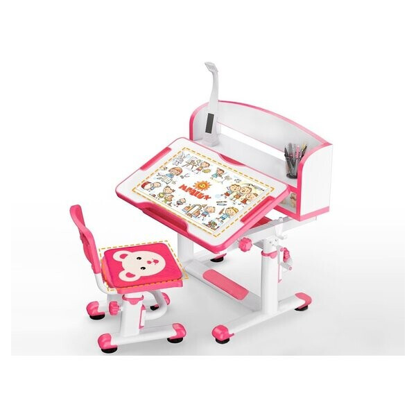 

Комплект Evo-kids (стул+стол+полка+лампа) (BD-10 PN) Pink