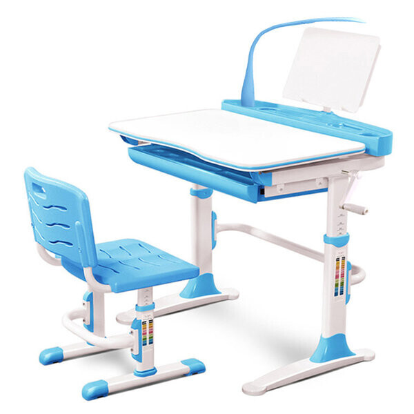 

Комплект Evo-kids (стул+стол+полка+лампа) Evo-19 BL с лампой