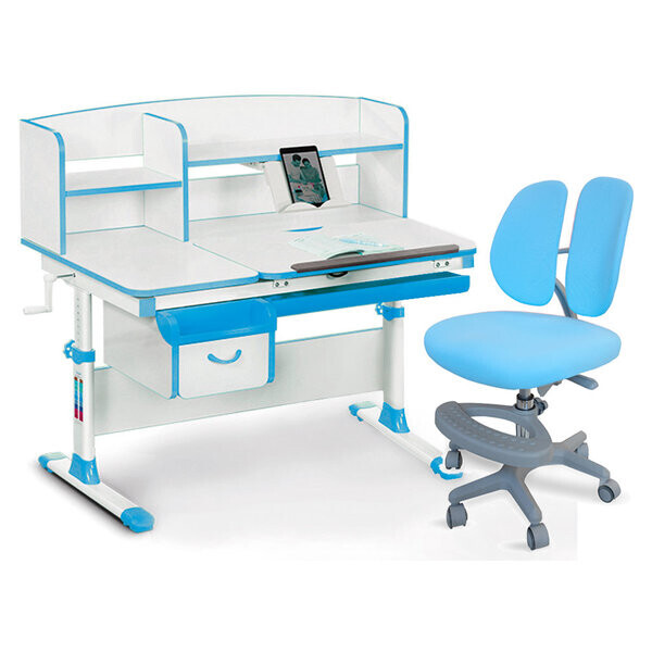 

Комплект Evo-kids Evo-50 BL Blue (арт. Evo-50 BL + кресло Y-408 KBL)