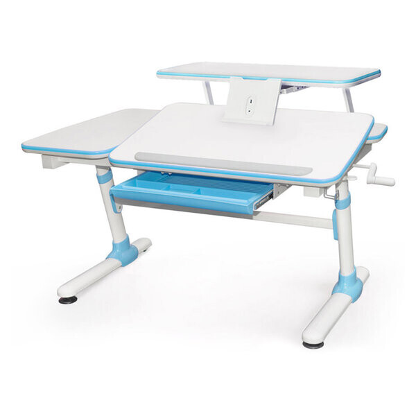 

Стол Evo-kids Darwin Blue с полкой (арт.Evo-502 B+ полка Evo-S 515)