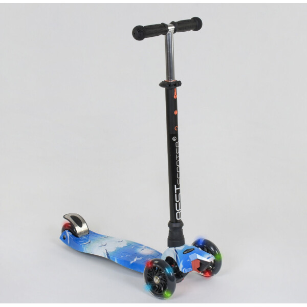 

Самокат А 24658 /779-1307 MAXI "Best Scooter" синий 74309