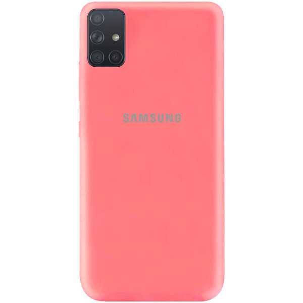

Чехол Silicone Cover My Color Full Protective (A) для Samsung Galaxy A71 Розовый / Peach