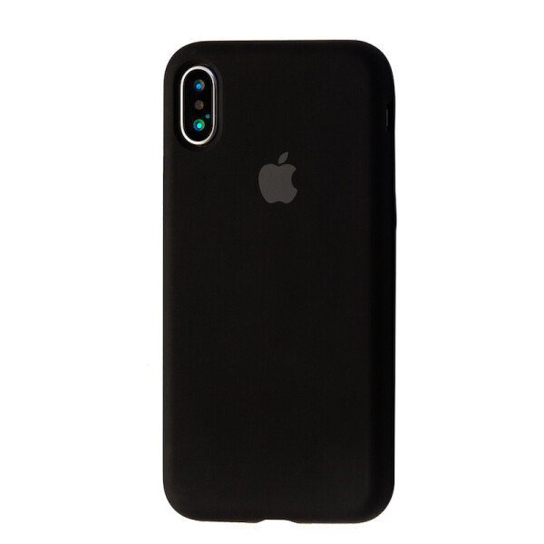 

Чехол-накладка Silicone Case Full Cover для Apple iPhone X / XS (black)