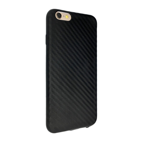 

Накладка силикон Carbon с заглушками для Apple iPhone 6 / 6S (black)