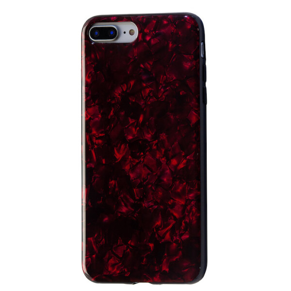 

Чехол-накладка DK силкон лак Мрамор для Apple iPhone 7 / 8 Plus (red)