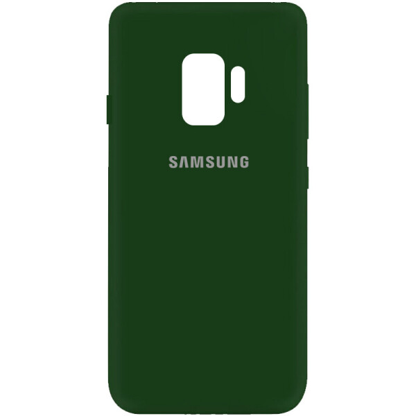 

Чехол Silicone Cover My Color Full Protective (A) для Samsung Galaxy S9 Зеленый / Dark green