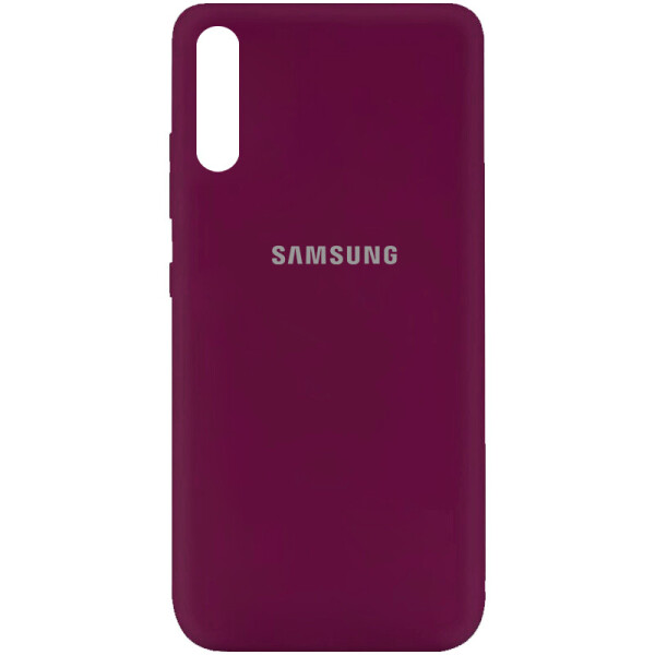 

Чехол Silicone Cover My Color Full Protective (A) для Samsung A750 Galaxy A7 (2018) Бордовый / Marsala