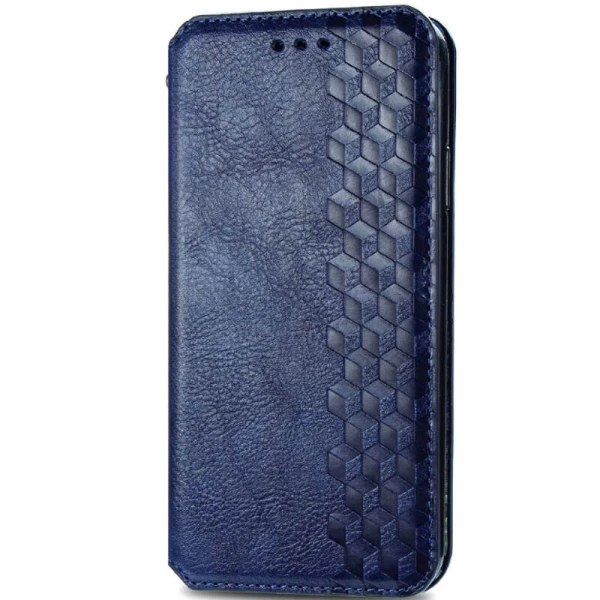 

Кожаный чехол книжка GETMAN Cubic (PU) для Xiaomi Redmi 9 Синий
