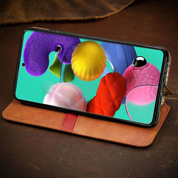 

Кожаный чехол книжка GETMAN Cubic (PU) для Xiaomi Redmi 9 Коричневый