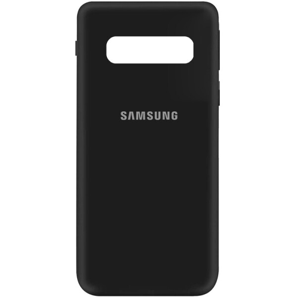 

Чехол Silicone Cover My Color Full Protective (A) для Samsung Galaxy S10 Черный / Black