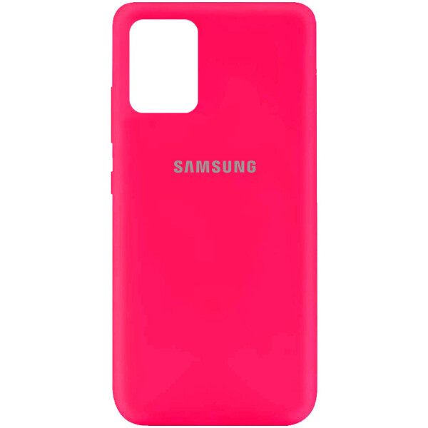 

Чехол Silicone Cover My Color Full Protective (A) для Samsung Galaxy S10 Lite Розовый / Barbie pink