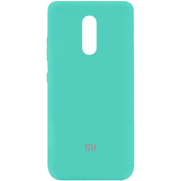 

Чехол Silicone Cover My Color Full Protective (A) для Xiaomi Redmi Note 5 Pro/Note 5 (Dual Camera) Бирюзовый / Ocean Blue