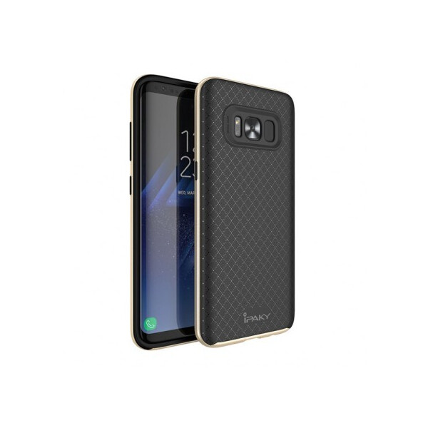 

Чехол iPaky TPU+PC для Samsung G955 Galaxy S8 Plus Черный / Золотой