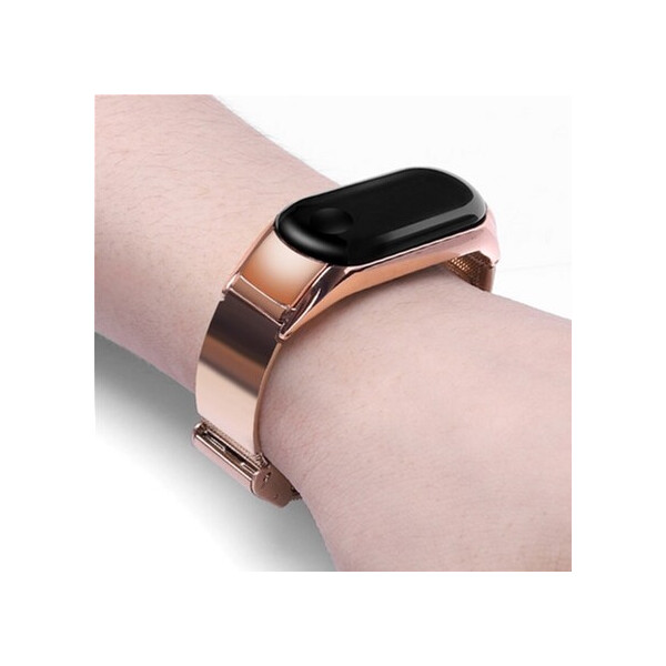 

Ремешок Optima Milan Xiaomi Mi Band 3/4 Rose Gold (ХК-MI-MN-Rosegold)