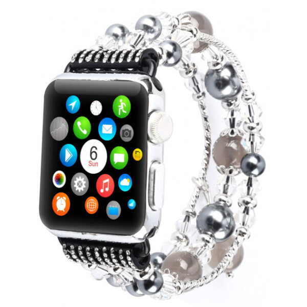 

Ремешок Optima Bracelet Crystal для Apple Watch 38mm Black (XK-AP-BRBK)