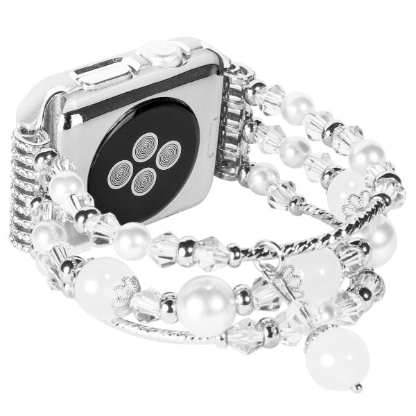 

Ремешок для часов Bracelet Crystal Apple Watch 38/40mm Silver