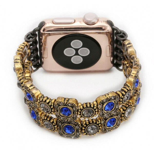

Ремешок Optima Agate Band LUX для Apple Watch 38-40mm Blue (XK-AP-AGBL)