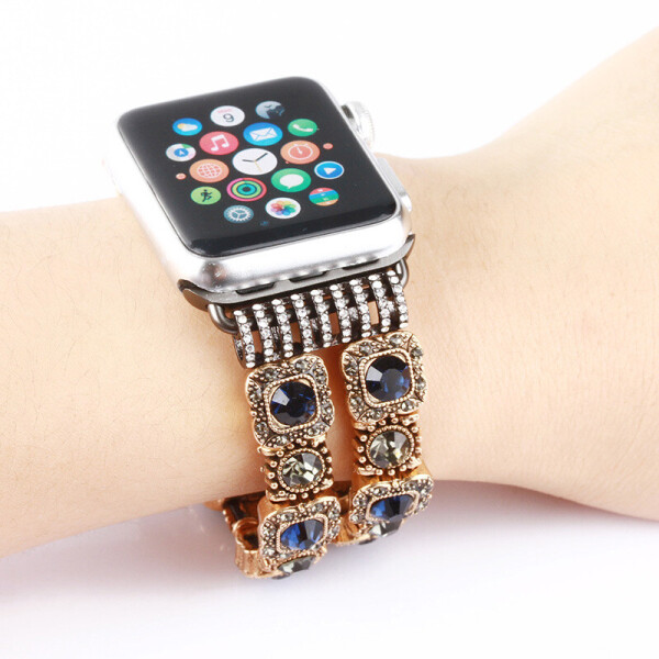 

Ремешок для часов Apple Watch 38/40mm Agate Band LUX Blue