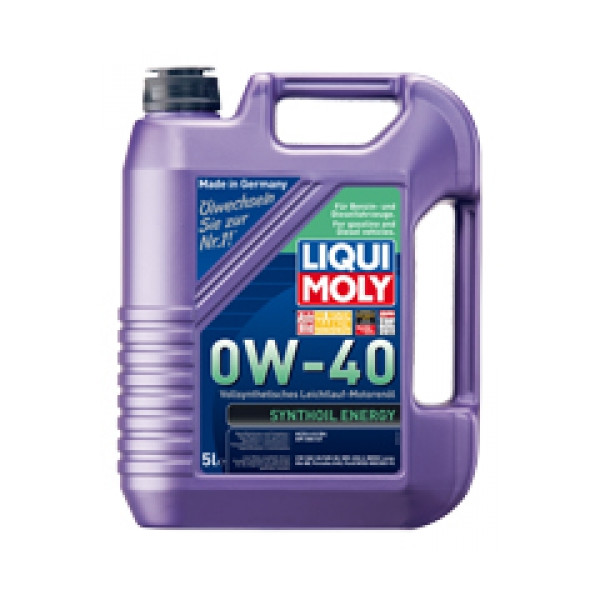 

Моторное масло Liqui Moly SYNTHOIL ENERGY 0W-40 5л (1923)