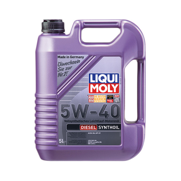 

Моторное масло Liqui Moly DIESEL SYNTHOIL 5W-40 5л (1927)