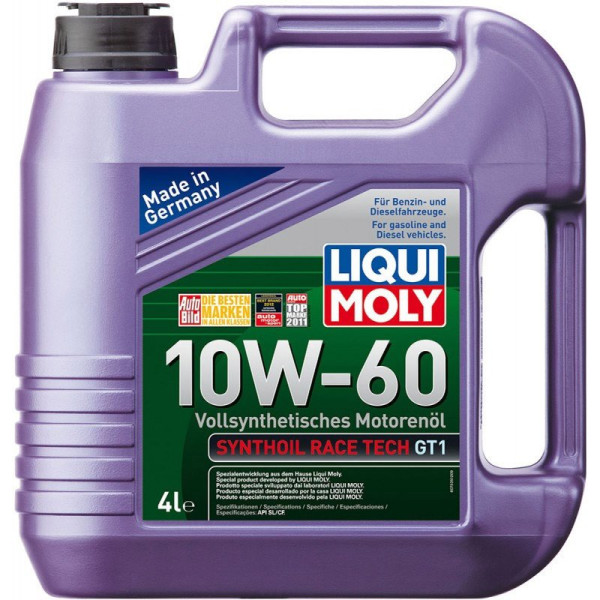 

Моторное масло Liqui Moly SYNTHOIL RACE TECH GT1 10W-60 4л