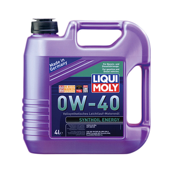 

Моторное масло Liqui Moly SYNTHOIL ENERGY 0W-40 4л (7536)