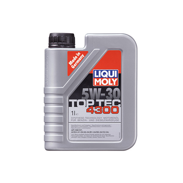 

Моторное масло Liqui Moly TOP TEC 4300 5W-30 1л (8030)