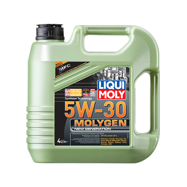 

Моторное масло Liqui Moly MOLYGEN NEW GENERATION 5W-30 4л (9042)