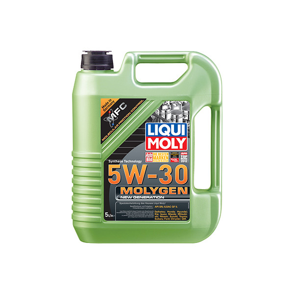 

Моторное масло Liqui Moly MOLYGEN NEW GENERATION 5W-30 5л (9043)