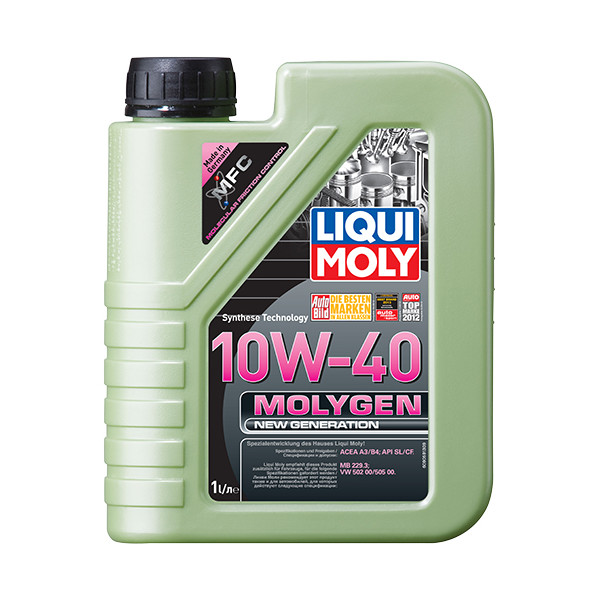 

Моторное масло Liqui Moly MOLYGEN NEW GENERATION 10W-40 1л(9059)