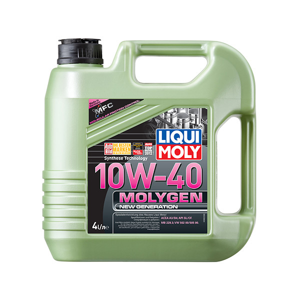 

Моторное масло Liqui Moly MOLYGEN NEW GENERATION 10W-40 4л(9060)