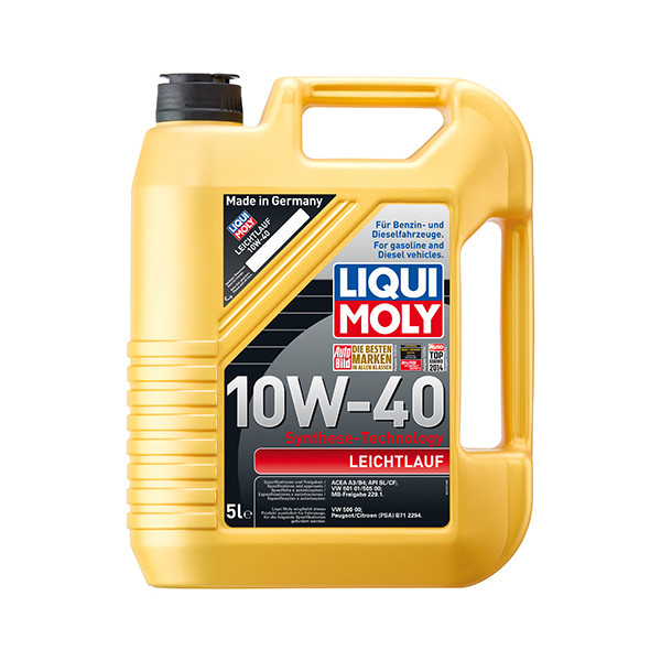 

Моторное масло Liqui Moly LEICHTLAUF 10W-40 5л (9502)