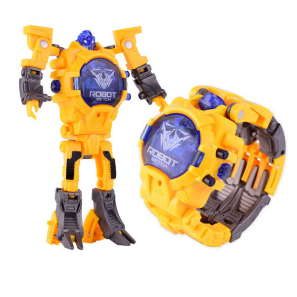

Робот-Часы трансформер WOW Robot Watch 2 в 1 детская игрушка Yellow (W1981)