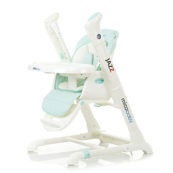 

Шезлонг - укачивающий центр - стульчик для кормления mioobaby Jazz 3в1 Green