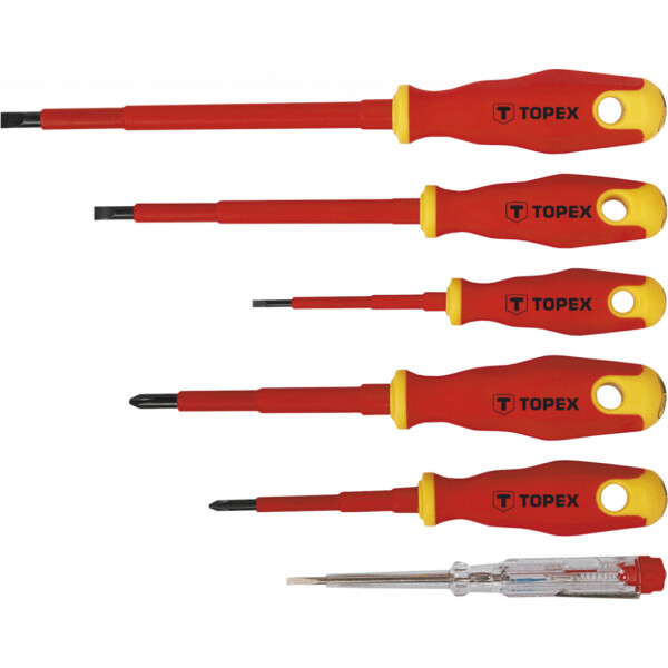 

Отвертка Topex 1000В, набор 6 шт. (39D673)