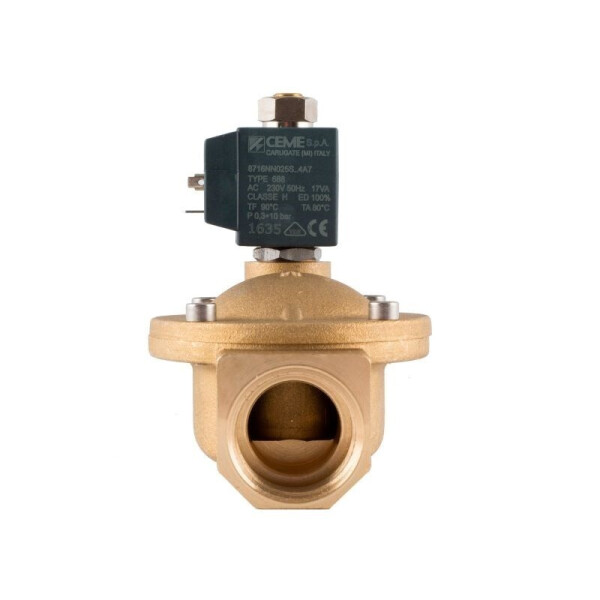 

Клапан 1";, нормально-открытый, 8716 NBR 230V 50 Hz, электромагнитный соленоидный, CEME, Италия