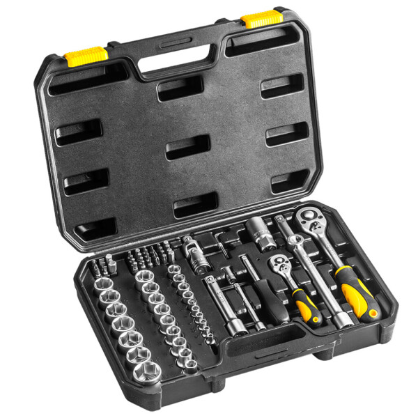 

Набор инструментов Topex торцевых головок 1/2 "Crv. 72шт (38D643)