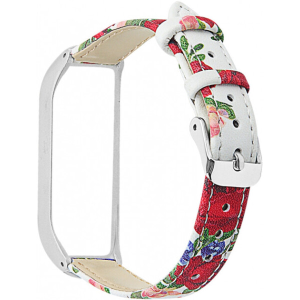 

Ремешок XoKo Floral для Xiaomi Mi Band 3/4 Red