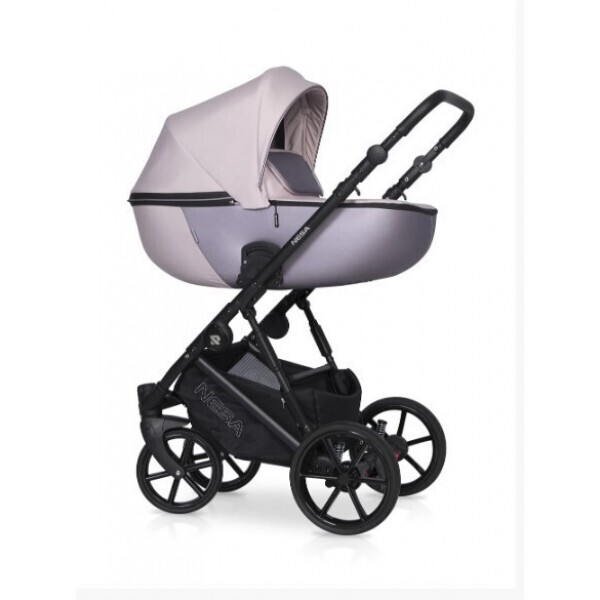 

Детская коляска 2в1 RIKO Nesa 01 Pearl Pink универсальная для новорожденных и до 3 х лет кораллово-розовая