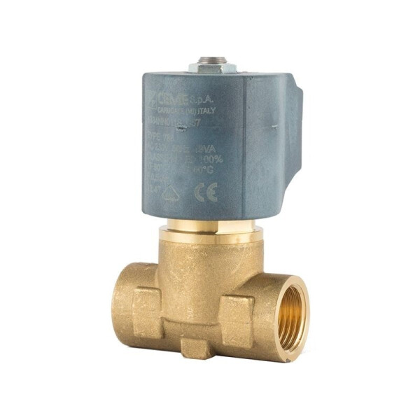 

Клапан 1/2";, нормально-закрытый, 8334 NBR 90C 230V 50 Hz, электромагнитный соленоидный, CEME, Италия
