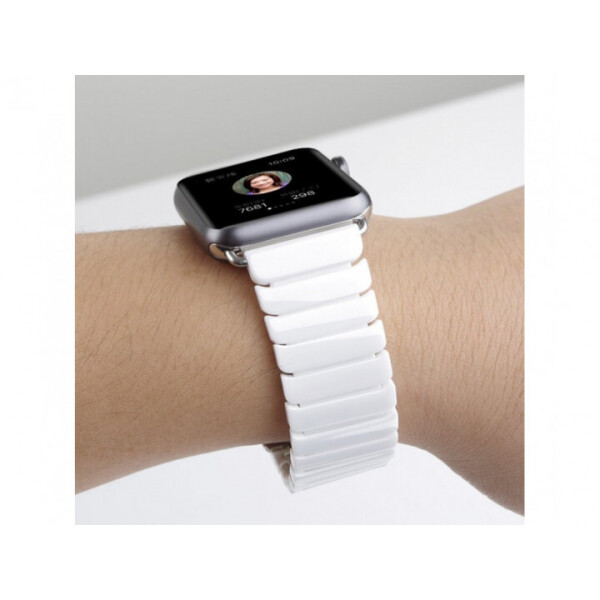 Акція на Ремешок для часов Apple Watch 38/40 mm Ceramic White від Allo UA