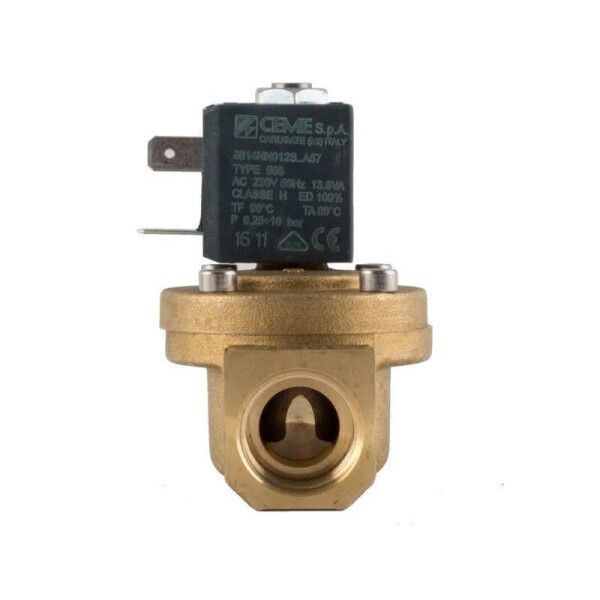 

Клапан 1/2";, нормально-закрытый, 8514 NBR 230V 50 Hz, электромагнитный соленоидный, CEME, Италия