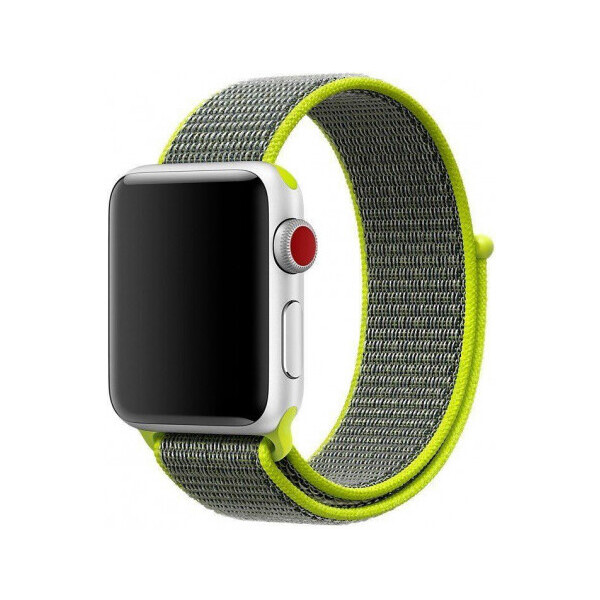 

Ремешок Optima для Apple Watch 42/44 мм Series 1-3 Black/Yellow (XK-AW-NB-blackYellow)